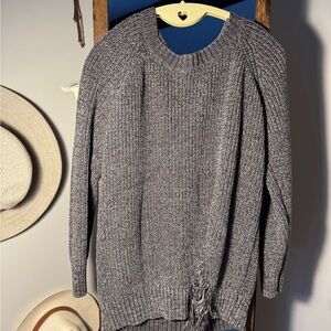 BCBG Heathered Gray Women's Sweater